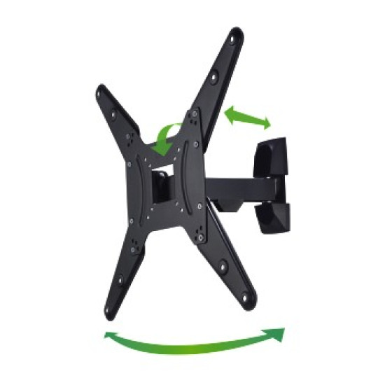 Suport TV de perete Hama FULLMOTION 400x400 165cm(65") 1 brat negru