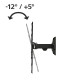 Suport TV de perete Hama FULLMOTION 400x400 165cm(65") 1 brat negru