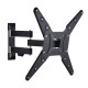 Suport TV de perete Hama FULLMOTION 400x400 165 cm (65 ") 2 brate negru