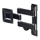 Suport TV de perete Hama FULLMOTION 66cm (26") 2 brate negru