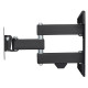 Suport TV de perete Hama FULLMOTION 66cm (26") 2 brate negru