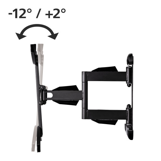 Suport TV de perete Hama FULLMOTION 165 cm (65 ") negru