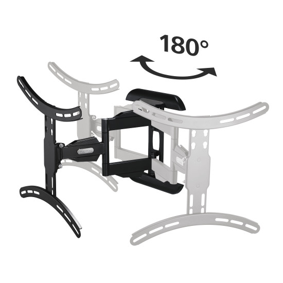Suport TV de perete Hama FULLMOTION 165 cm (65 ") negru