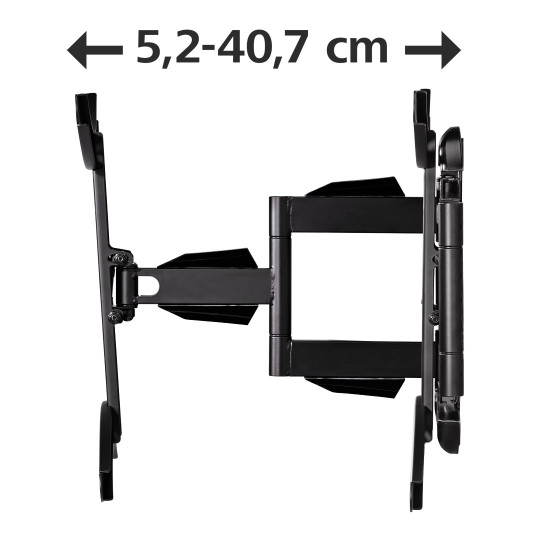 Suport TV de perete Hama FULLMOTION 165 cm (65 ") negru