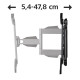 Suport TV de perete Hama FULLMOTION 190 cm (75 ") negru