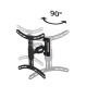 Suport TV de perete Hama FULLMOTION 165 cm (65 ") 1 brat negru