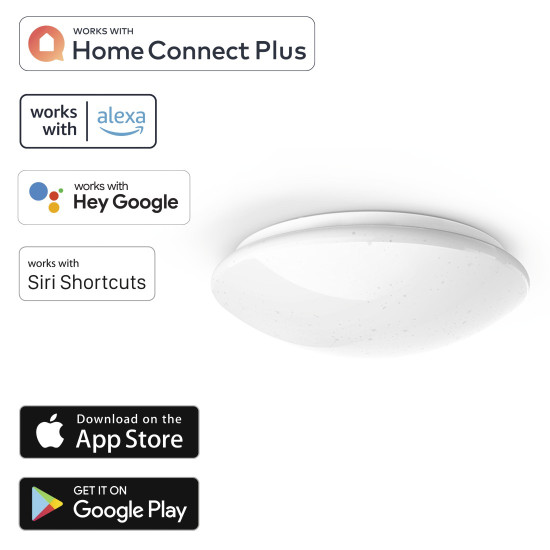 Plafoniera WIFI SMART Hama rotunda 30cm