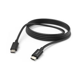 Cablu de incarcare/date USB-C - USB-C 3 m negru Hama