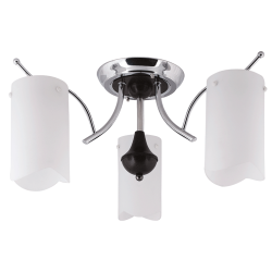 Lustra Sonia Wenge cu Alb 3xE27 60W 