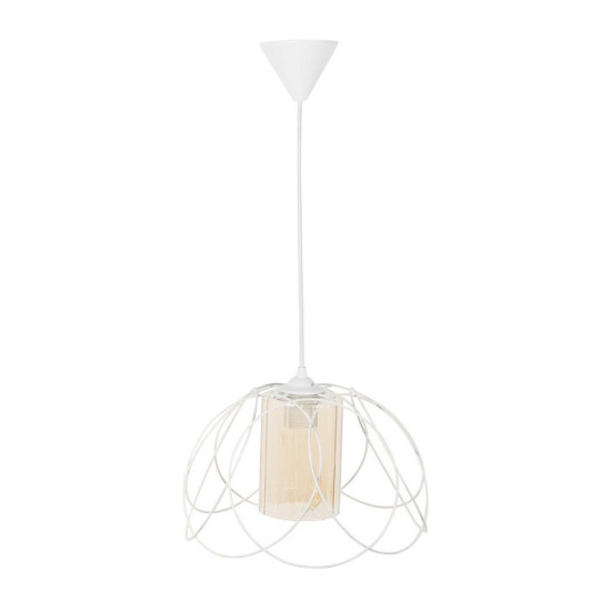 Pendul Alb Leylak 1xE27 60W Erste