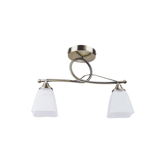 Lustra Erste Clotis Alb Alama 2xE27