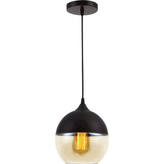 Pendul Erste Edison Negru 1xE27