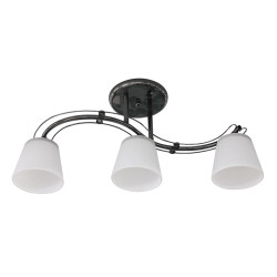 Lustra Erste Aria Crom cu Alb 3xE27