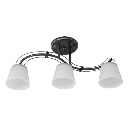 Lustra Erste Aria Crom cu Alb 3xE27