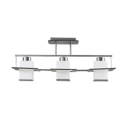 Lustra Erste Kyoto Crom Negru cu Alb 3xE27