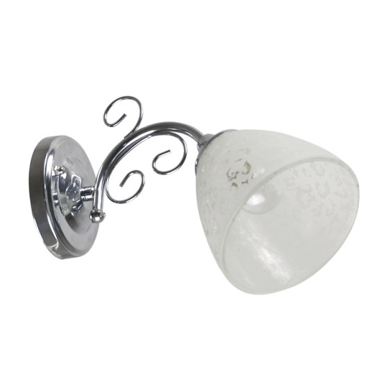 Aplica Erste Dorya Silver Alb cu Crom 1xE27
