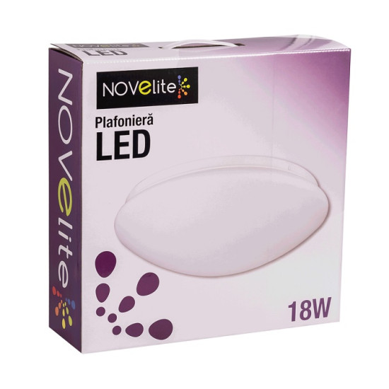 Plafoniera Novelite LED 18W 6500K