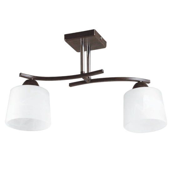 Lustra Osaka Alb cu Wenge 2xE27 60W