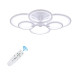 LUSTRA LED DELIGHT CERCURI 100W CU 6 BRATE 3 CULORI