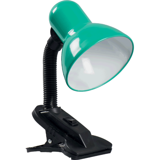 Lampa Birou Clip Verde 1xE27 60W Erste