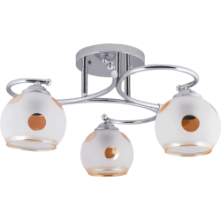Lustra Nicole Crom cu Maro 3xE27 60W