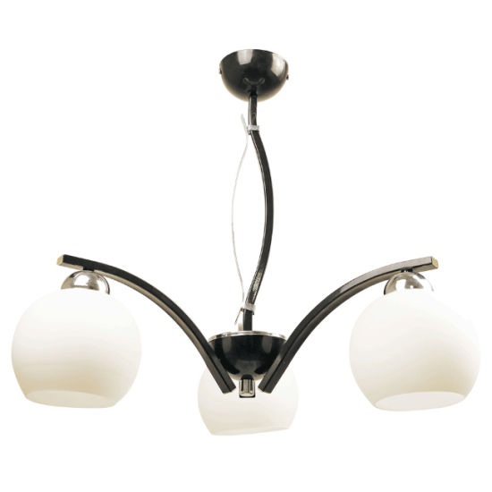 Lustra Dora Negru cu Alb 3xE27 60W