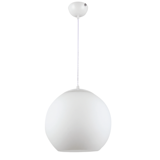 Pendul Pende Alb+Alb 1xE27