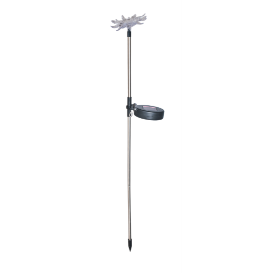 Lampa Solara LED Marga Crom 12x12x80 cm
