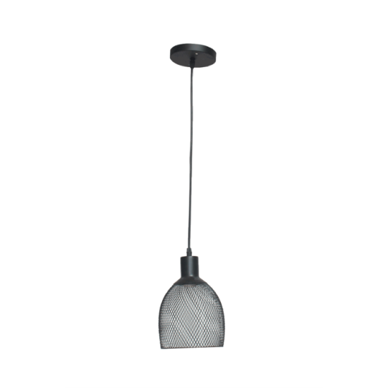 Pendul Ekko Negru 1xE27 60W Erste