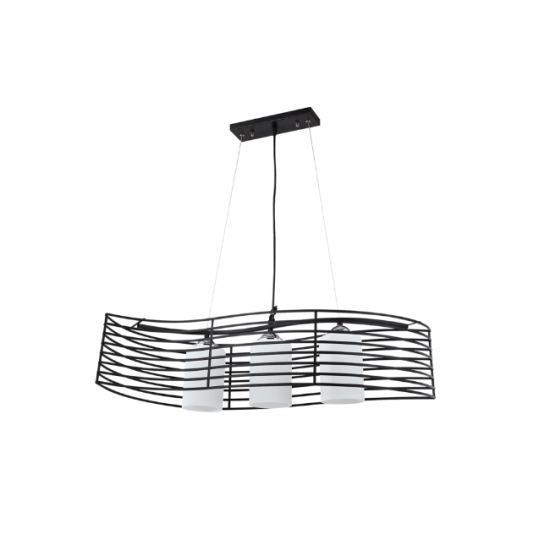 Pendul Maxwell Negru 3xE27 60W Erste