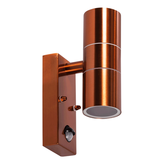 Lampa Gradina Senzor Antal Cupru 2xGU10 35W Erste