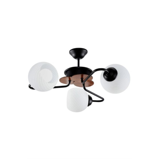 Lustra Enis1 Negru 3xE27 60W