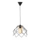 Pendul Kontes Negru 1xE27 60W