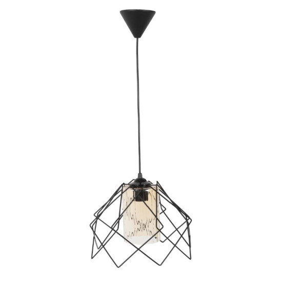 Pendul Kontes Negru 1xE27 60W