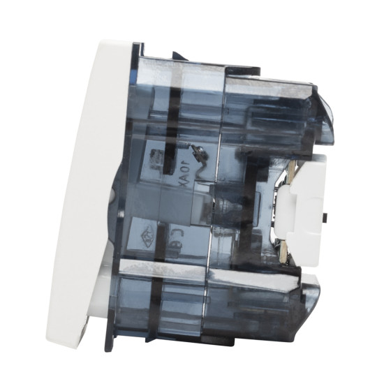 Intrerupator LED 1 Modul, alb, Elbi, Moda Voice