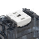 Intrerupator LED 1 Modul, alb, Elbi, Moda Voice