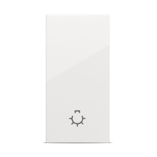 Intrerupator 1 Modul, revenire, alb, Elbi, Moda Voice