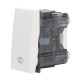 Intrerupator 1 Modul, cruce, alb, Elbi, Moda Voice