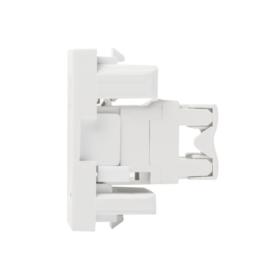 Priza UTP CAT6E, 1 Modul, alb, Elbi, Moda Voice