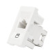 Priza UTP CAT6E, 1 Modul, alb, Elbi, Moda Voice