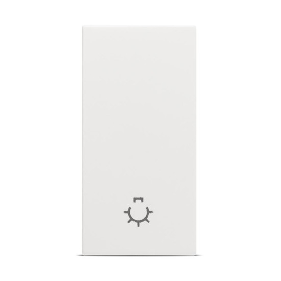 Intrerupator 1 Modul, revenire, alb mat, Elbi, Moda Voice