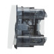 Intrerupator 1 Modul, cruce, alb mat, Elbi, Moda Voice