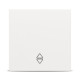 Intrerupator 2 Module, cap scara, alb mat, Elbi, Moda Voice