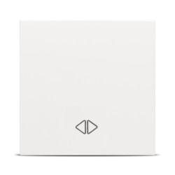 Intrerupator 2 Module, cruce, alb mat, Elbi, Moda Voice