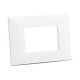 Rama 3 Module, doza rotunda, alb mat, Elbi, Moda Voice