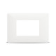 Rama 3 Module, doza rotunda, alb mat, Elbi, Moda Voice
