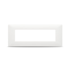Rama 7 Module, doza rotunda, alb mat, Elbi, Moda Voice