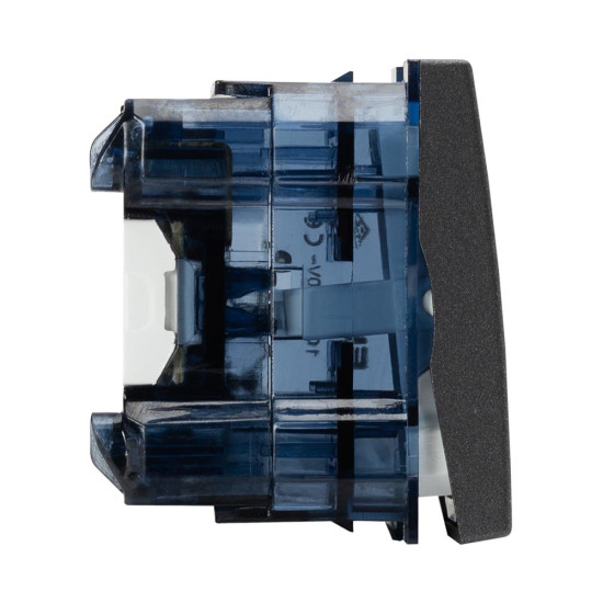 Intrerupator LED 1 Modul, antracit mat, Elbi, Moda Voice