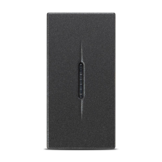 Intrerupator LED 1 Modul, antracit mat, Elbi, Moda Voice