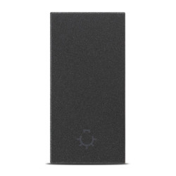 Intrerupator revenire 1 Modul, antracit mat, Elbi, Moda Voice